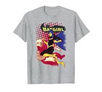 Batman Batgirl Crunch T-Shirt, Homme, Gris Chiné, L