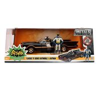 Batman BATMOBILE Modèle AUTO Avec Figurine CLASSIQUE SÉRIE TV 1/24 DieCast JADA