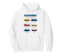 Batman Batmobiles Through The Years Logos Sweat à Capuche
