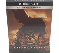 Batman Begins 4k Ultra Hd +Blu-Ray Steelbook Full Slip Mantalab Numéroté 1000 Ex
