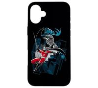 Batman Black and White Coque pour iPhone 16 Plus