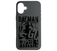 Batman Caped Crusader Stenciled Coque pour iPhone 16 Plus
