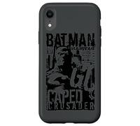 Batman Caped Crusader Stenciled Coque pour iPhone XR