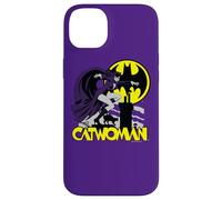 Batman Catwoman Rooftop Cat Coque pour iPhone 14 Plus