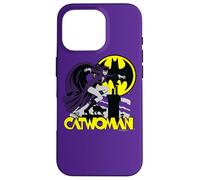 Batman Catwoman Rooftop Cat Coque pour iPhone 16 Pro