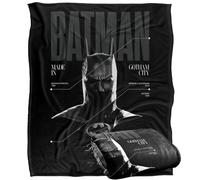 Batman Classic Cowl Plaid ultra doux au toucher soyeux - 152 x 127 cm