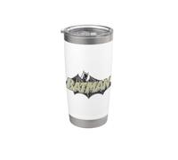 Batman Classic Logo Gobelet isotherme en acier inoxydable double paroi