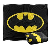 BATMAN Classic Logo Plaid Ultra Doux au Toucher Soyeux - 152 x 127 cm