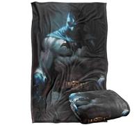 Batman Classic Silhouette Plaid ultra doux au toucher soyeux - 91 x 147 cm