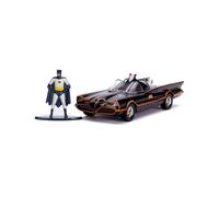 Batman Classic Tv Series - Réplique Métal 1/32 Classic Batmobile 1966 Avec Figurine