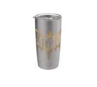 Batman Classic TV Series Vintage Logo Gobelet isotherme en acier inoxydable double paroi