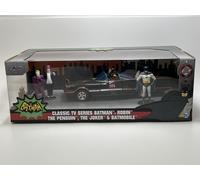 Batman Classique Série TV Robin Pingouin Joker Figurines Batmobile 1:24 Jada
