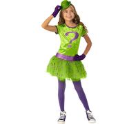 Batman - Costume '" '"Riddler"" - Fille BN4922 (140) (Vert/Violet)