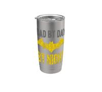 Batman Dad by Day Gobelet isotherme en acier inoxydable double paroi