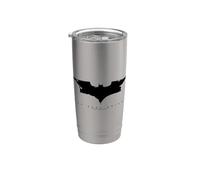 Batman Dark Knight Cracked Bat Logo Gobelet isotherme en acier inoxydable double paroi