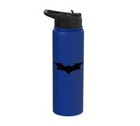 Batman Dark Knight Cracked Bat Logo Stainless Steel Insulated Water Bottle