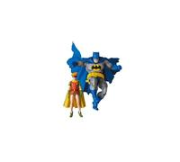 Medicom Toy – Figurine MAFEX – Batman Dark Knight Returns (version bleue) & Robin – 11–16 cm