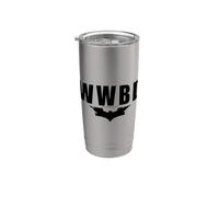 Batman Dark Knight WWBD Logo Gobelet isotherme en acier inoxydable double paroi