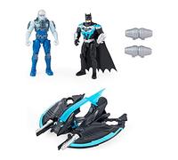 BATMAN DC Comics Ensemble de Figurines Exclusives Flyer Bat-Tech et M. Freeze 10,2 cm pour Enfants à partir de 3 Ans