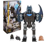 Batman DC Comics Gotham City Guardian Playset 4 en 1 Transformation Figurine spéciale, Effets de lumière et Plus de 40 Effets sonores Jouet pour Enfants garçons et Filles