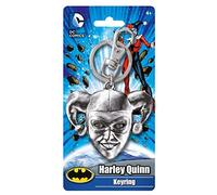 DC Comics - Porte-clés métal Harley Quinn Head Gris