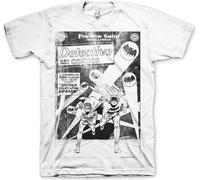 Batman - Detective Comics - T-shirt imprimé en relief - Petit - Blanc