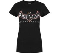 Batman - T-shirt logo 'Arkham Knight' - Femme (XL) (Noir) - UTNS4531 Noir G