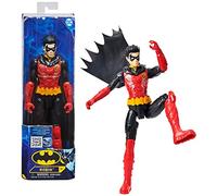 BATMAN - FIGURINE BASIQUE 30 CM ROBIN TECH - DC COMICS - Figurine Articulée Thématique de Robin jouet Batman 30 cm - 6062923 - Jouet Enfant 3 Ans et +