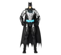 BATMAN - FIGURINE BATMAN TECH 30 CM - DC COMICS - Figurine Batman Articul?e De 30 cm Avec Armure Tech - 6060346 - Jouet Enfant 3 Ans et + - Gris Et Noir