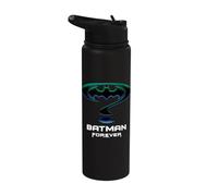 Batman Forever Logo with Title Stainless Steel Insulated Water Bottle