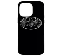 Batman Glass Hole Logo Coque pour iPhone 14 Pro Max