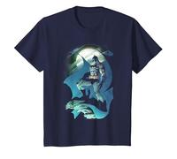 Batman Glow of The Moon T-Shirt, Enfant, Bleu Marine, 2 Ans