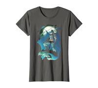 Batman Glow of The Moon T-Shirt, Femme, Asphalte, XL