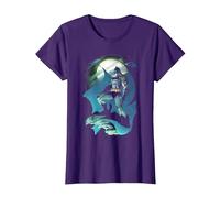 Batman Glow of The Moon T-Shirt, Femme, Violet, S