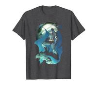 Batman Glow of The Moon T-Shirt, Homme, Chiné Foncé, XXL