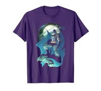 Batman Glow of The Moon T-Shirt, Homme, Violet, M