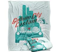 BATMAN Gotham City Custom Plaid Ultra Doux au Toucher Soyeux - 152 x 127 cm