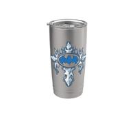 Batman Gothic Steel Logo Gobelet isotherme en acier inoxydable double paroi