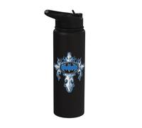 Batman Gothic Steel Logo Stainless Steel Insulated Water Bottle