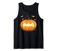 Batman Halloween Jack-o-Lantern Pumpkin Logo Débardeur