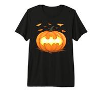 Batman Halloween Jack-o-Lantern Pumpkin Logo T-Shirt Haut de Gamme