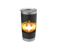 Batman Halloween Pumpkin Logo Gobelet isotherme en acier inoxydable double paroi