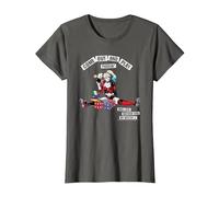 Batman Harley Quinn Come Out and Play T-Shirt, Femme, Asphalte, XL