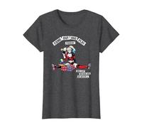 Batman Harley Quinn Come Out and Play T-Shirt, Femme, Chiné Foncé, M