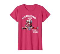 Batman Harley Quinn Come Out and Play T-Shirt, Femme, Rouge Chiné, XS