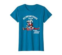 Batman Harley Quinn Come Out and Play T-Shirt, Femme, Saphir, 3XL