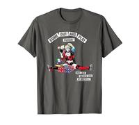 Batman Harley Quinn Come Out and Play T-Shirt, Homme, Asphalte, S