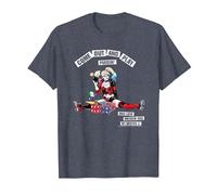 Batman Harley Quinn Come Out and Play T-Shirt, Homme, Bleu Chiné, L