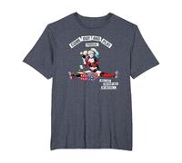 Batman Harley Quinn Come Out and Play T-Shirt, Homme Grandes Tailles, Bleu Chiné, 6X Tall