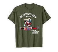 Batman Harley Quinn Come Out and Play T-Shirt, Homme, Olive, XXL